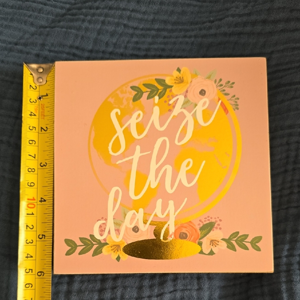 Seize the Day Floral Wall Art